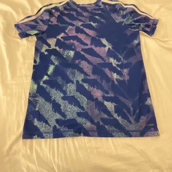 Adidas Blue Tie-Dye Short Sleeve Tee - Picture 2 of 3